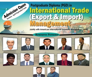 The Last Date of Admission in the online PGD in ‘International Trade (Export & Import) Management’, 24th Batch has been extended to 15th April 2026.