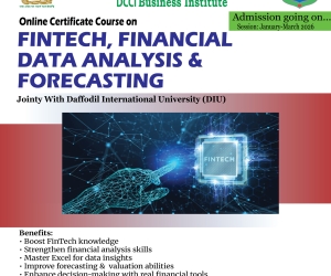Admission is going on for the Online Certificate Course on 𝐅𝐢𝐧𝐓𝐞𝐜𝐡, 𝐅𝐢𝐧𝐚𝐧𝐜𝐢𝐚𝐥 𝐃𝐚𝐭𝐚 𝐀𝐧𝐚𝐥𝐲𝐬𝐢𝐬 & 𝐅𝐨𝐫𝐞𝐜𝐚𝐬𝐭𝐢𝐧𝐠
