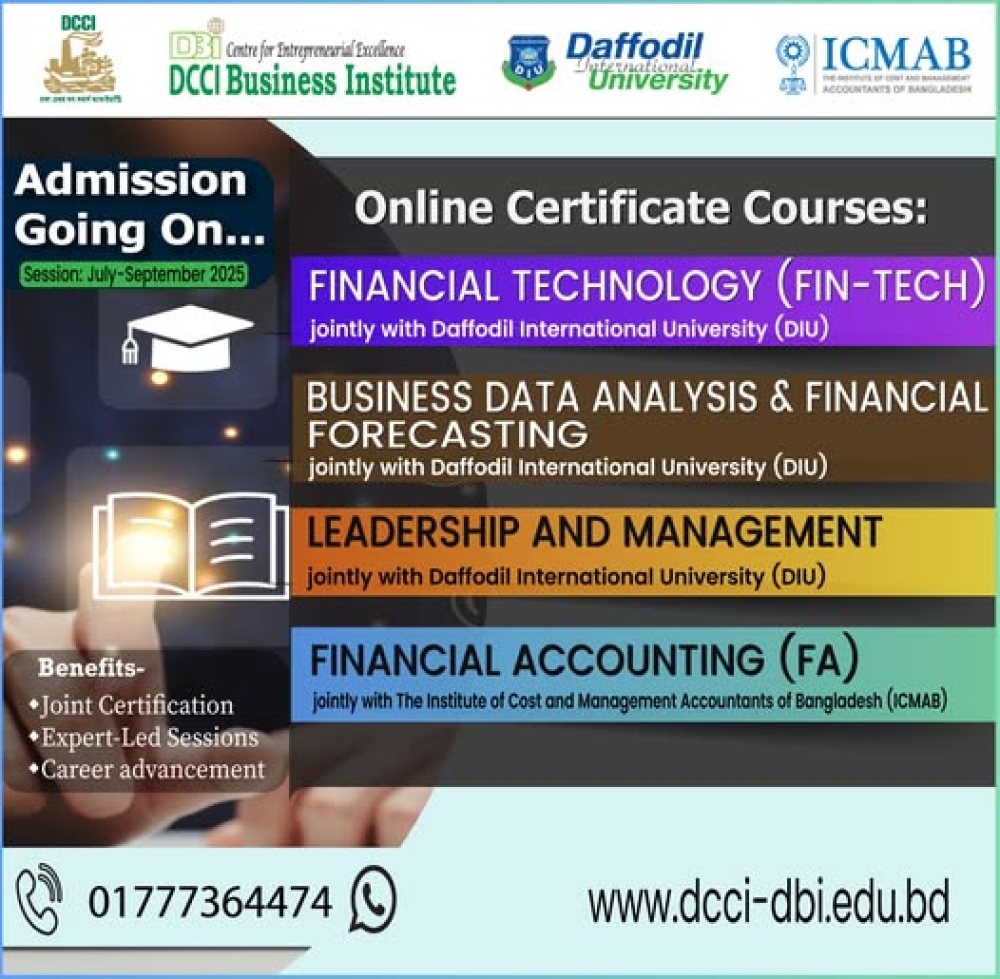 Admission is going on for the Online Certificate Courses