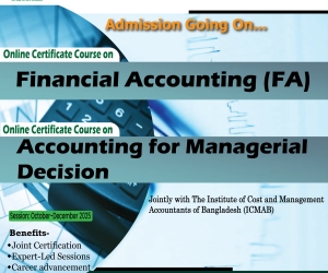 Admission is going on for the Online Certificate Course on 𝐀𝐜𝐜𝐨𝐮𝐧𝐭𝐢𝐧𝐠 𝐟𝐨𝐫 𝐌𝐚𝐧𝐚𝐠𝐞𝐫𝐢𝐚𝐥 𝐃𝐞𝐜𝐢𝐬𝐢𝐨𝐧 & 𝐅𝐢𝐧𝐚𝐧𝐜𝐢𝐚𝐥 𝐀𝐜𝐜𝐨𝐮𝐧𝐭𝐢𝐧𝐠 (𝐅𝐀)