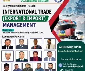 Admission in the Online PGD in ‘International Trade (Export & Import) Management’, 26th Batch
