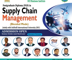 Admission in the PGD in Supply Chain Management, 7th Batch (Blended Mode)